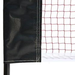 METEOR Słupki do badmintona wolnostojące regulowane z siatką