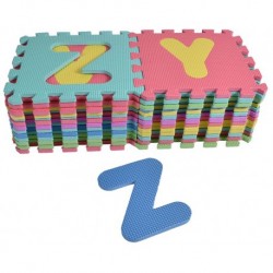 Mata puzzle 29cm x 29cm - 36 szt. alfabet i cyfry