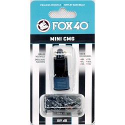 Gwizdek FOX 40 CMG Mini sędziowski czarny ze sznurkiem