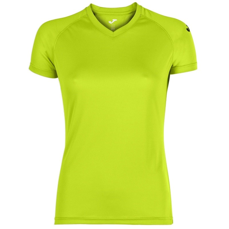Koszulka biegowa damska JOMA Event limonkowy