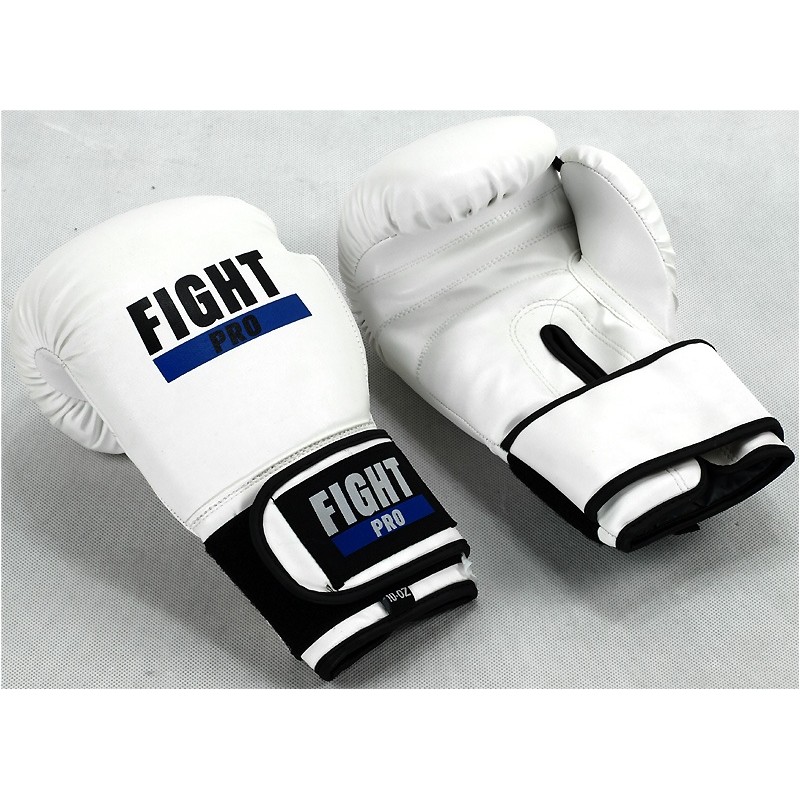Rękawice bokserskie FIGHT PRO BASIC białe